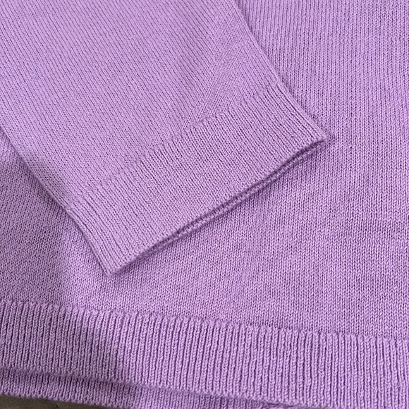 J. Crew Bright Lilac Tie-front Cardigan Sweater/NWT/M - Picture 7 of 9